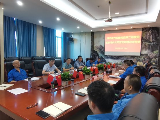 綠色動(dòng)力集團(tuán)黨委巡察組赴博白、汕頭公司召開巡察情況反饋會(huì)